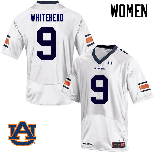Women Auburn Tigers #9 Jermaine Whitehead College Football Jerseys Sale-White